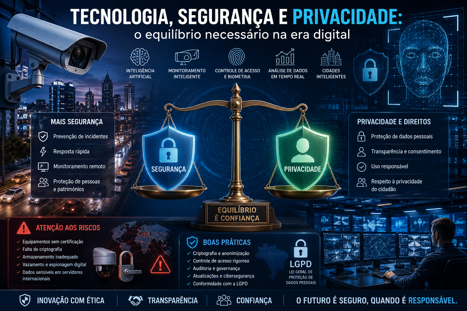 Tecnologia, Segurança e Privacidade: o equilíbrio necessário na era digital